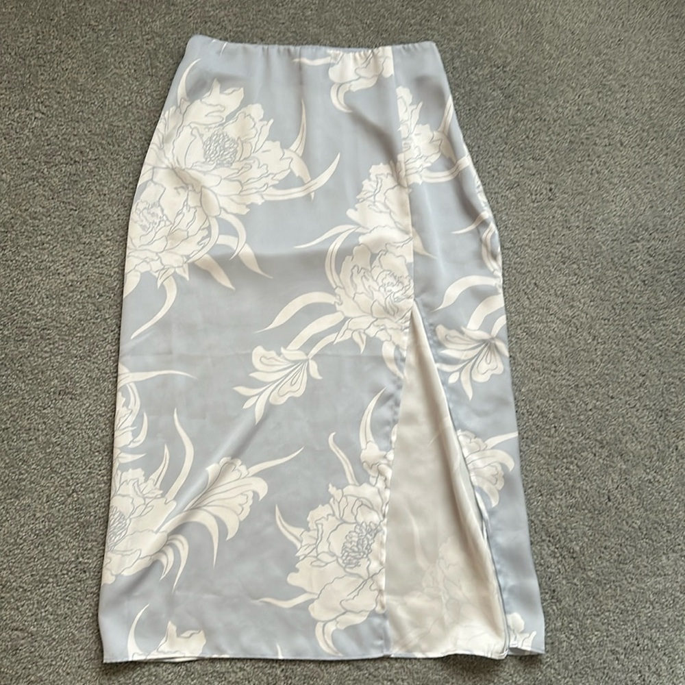 Babaton | Midi Floral Skirt